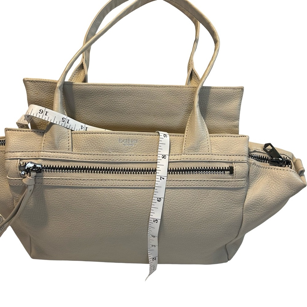 Botkier Elegant Cream Leather Tote Bag - Picture 10 of 14